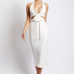 MESHKI Lila Diamante Rope Midi Dress - White
XS